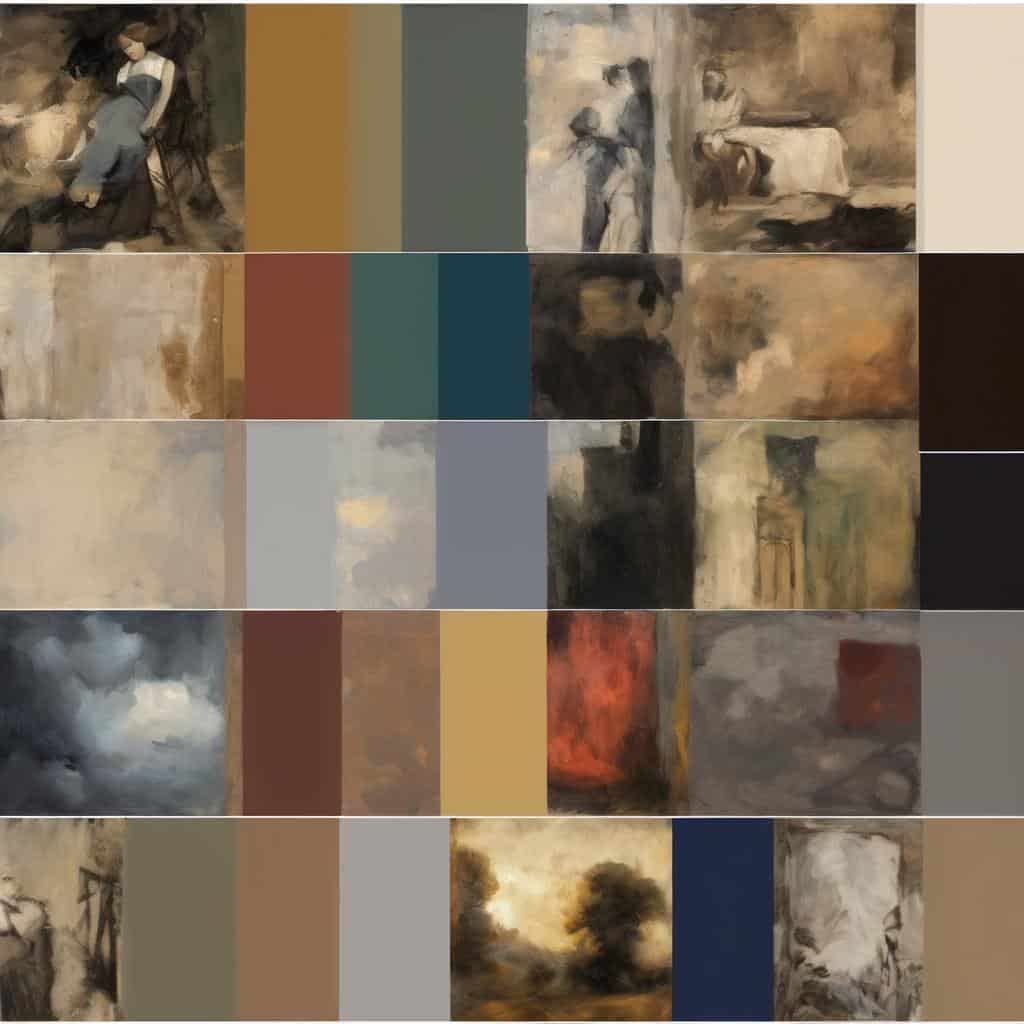 Ασπρόμαυρη τέχνη, αντίθεση και έκφραση σε ιστορικά και μοντέρνα έργα ζωγραφικής.